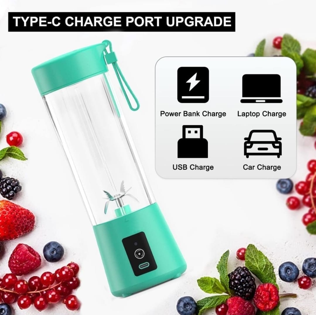 Portable USB 6-Blade Blender, 380ml