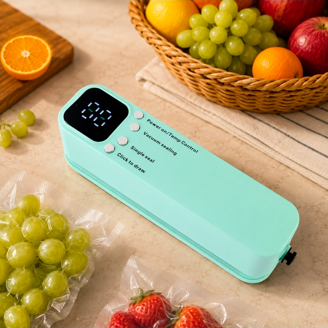 Portable Mini Vacuum Sealer, 2-in-1 Food Bag Sealing Machine